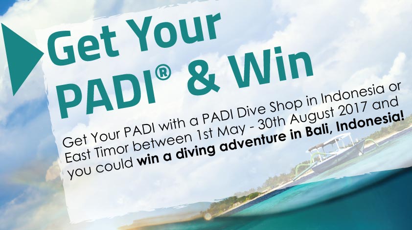 This Summer Get Your PADI & Win Scuba Diving Holidays in Bali