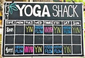 Yoga Lembongan timetable  